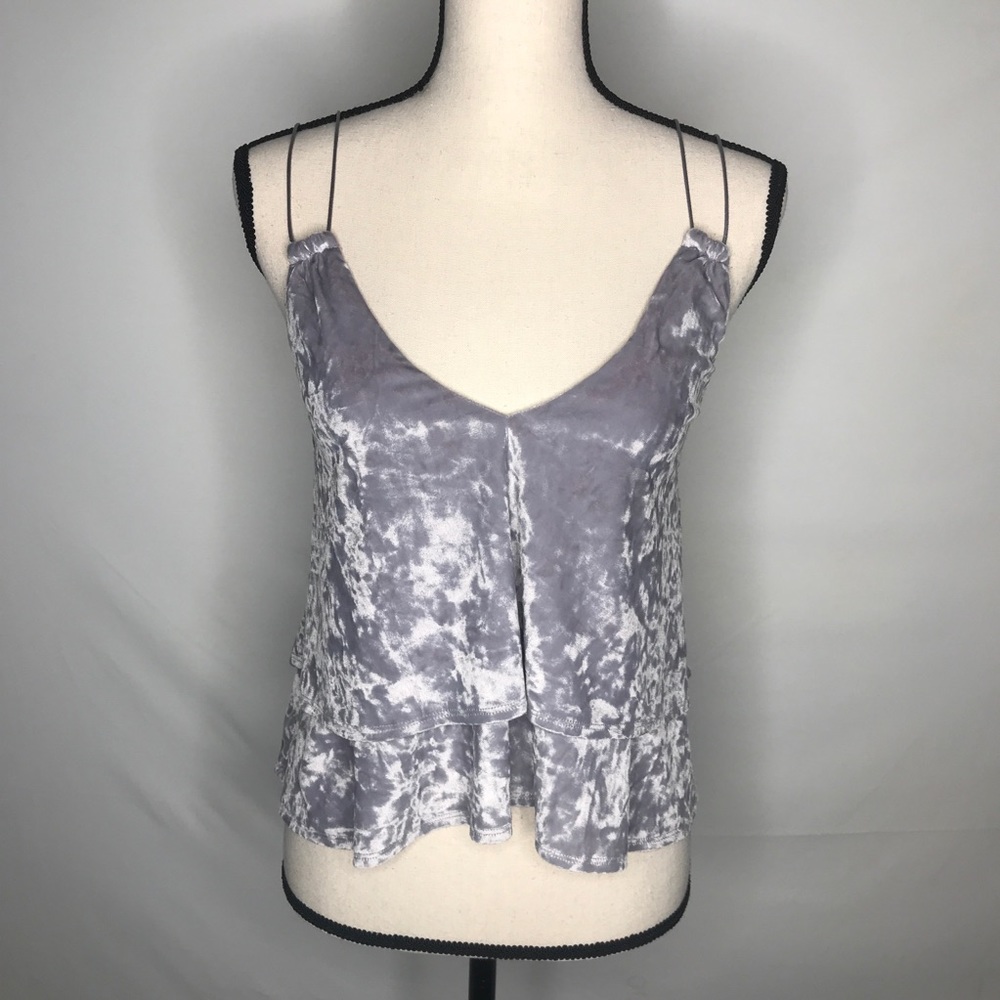 Express Sexy Velvet Tank Top